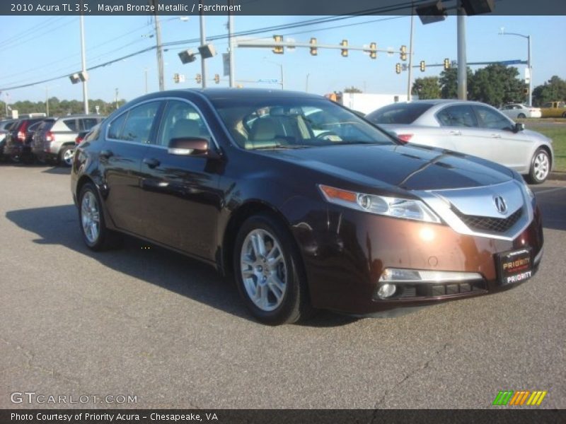 Mayan Bronze Metallic / Parchment 2010 Acura TL 3.5