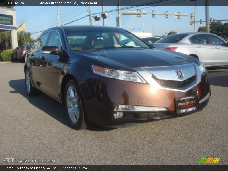 Mayan Bronze Metallic / Parchment 2010 Acura TL 3.5