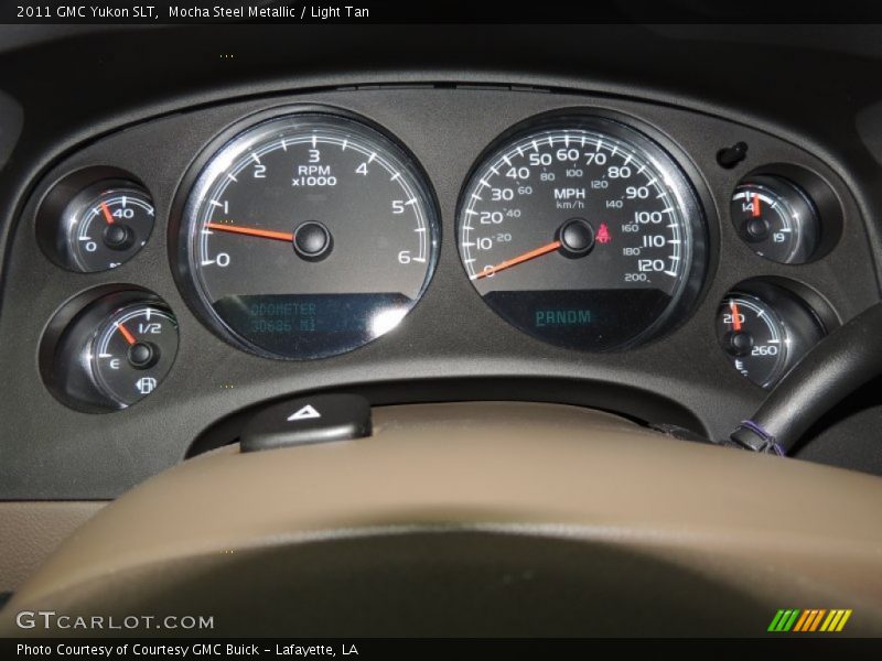 Mocha Steel Metallic / Light Tan 2011 GMC Yukon SLT