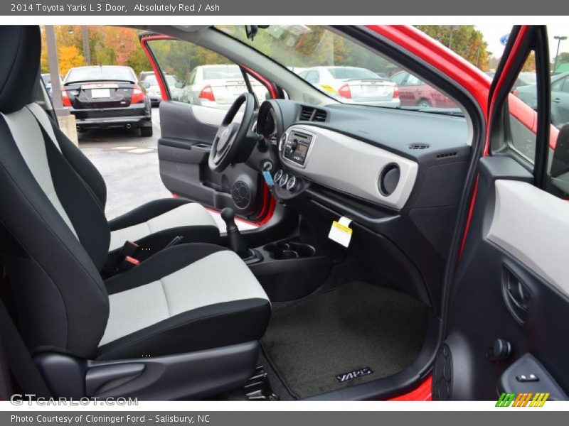 Absolutely Red / Ash 2014 Toyota Yaris L 3 Door