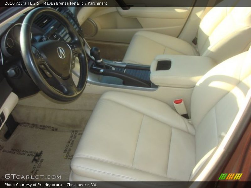 Mayan Bronze Metallic / Parchment 2010 Acura TL 3.5