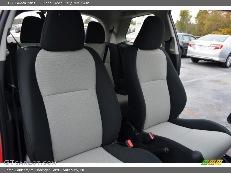 Absolutely Red / Ash 2014 Toyota Yaris L 3 Door