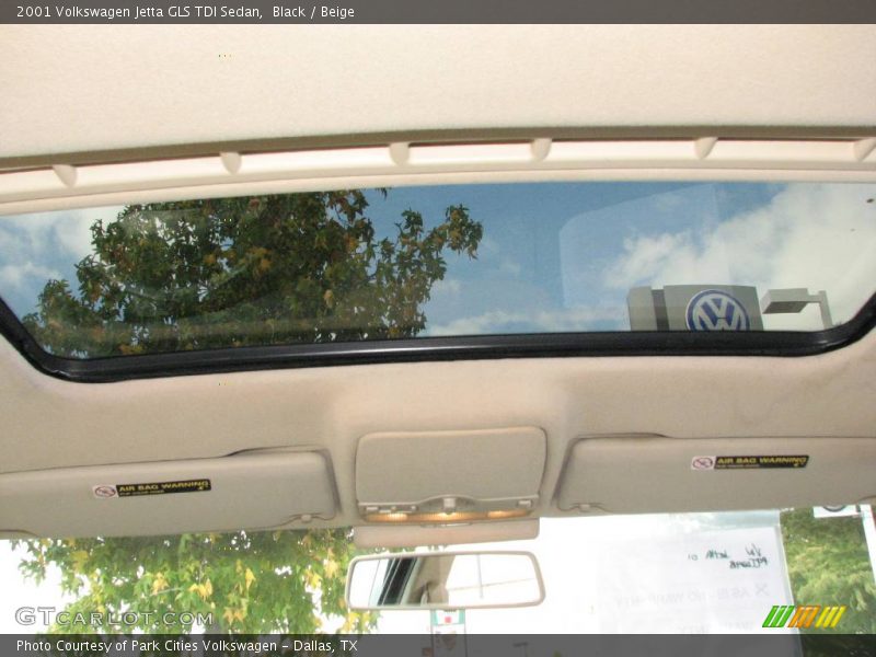 Black / Beige 2001 Volkswagen Jetta GLS TDI Sedan