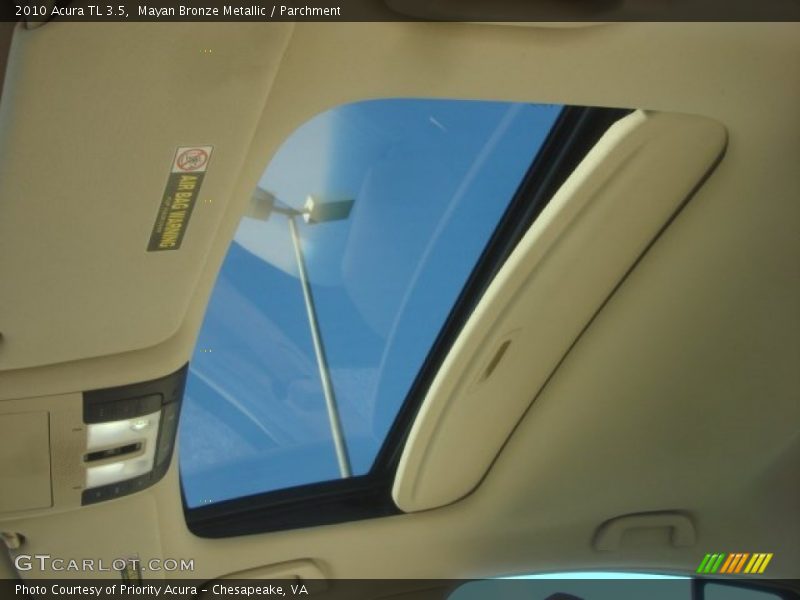 Mayan Bronze Metallic / Parchment 2010 Acura TL 3.5