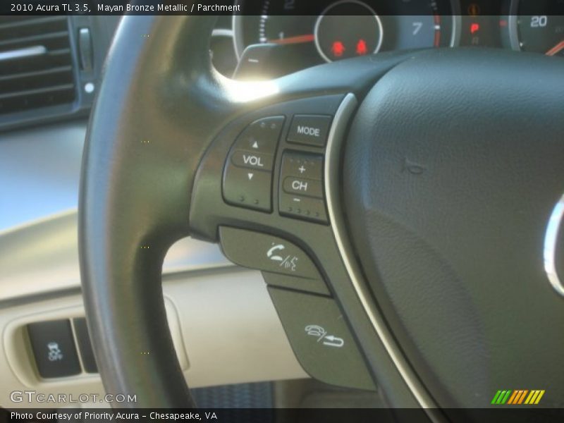Mayan Bronze Metallic / Parchment 2010 Acura TL 3.5