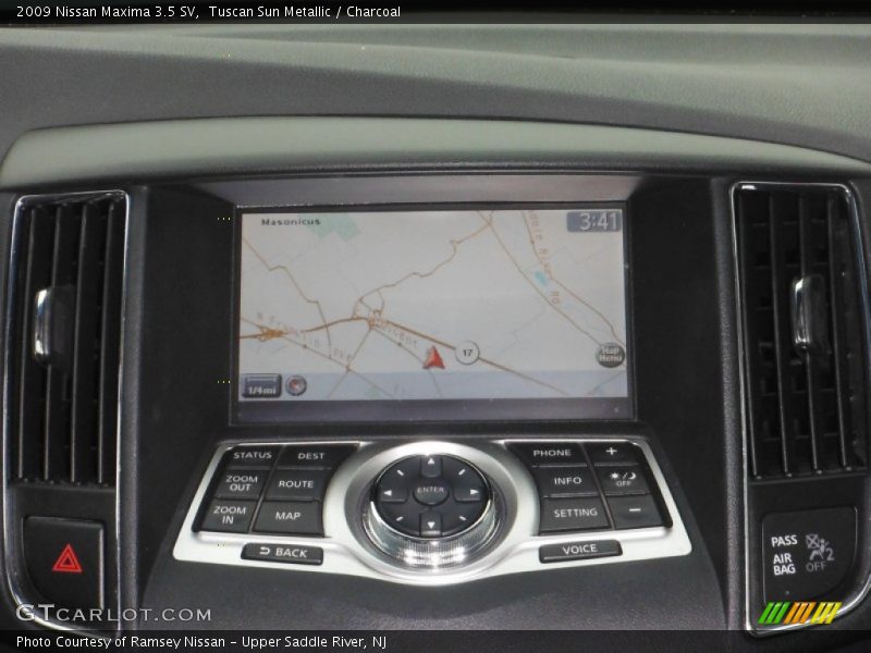 Tuscan Sun Metallic / Charcoal 2009 Nissan Maxima 3.5 SV