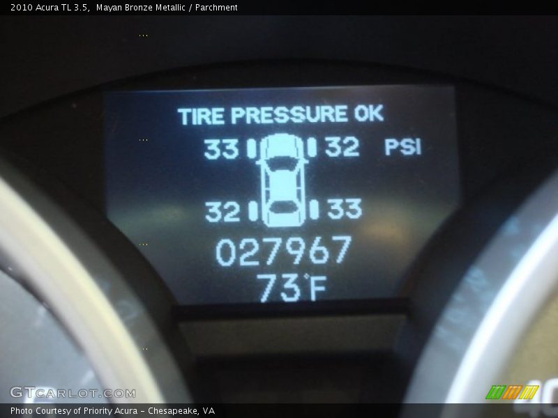 Mayan Bronze Metallic / Parchment 2010 Acura TL 3.5