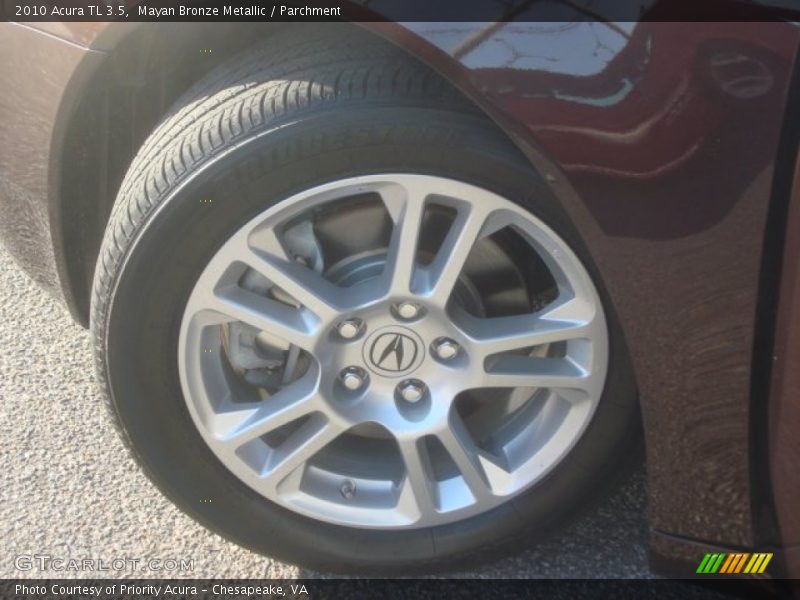 Mayan Bronze Metallic / Parchment 2010 Acura TL 3.5