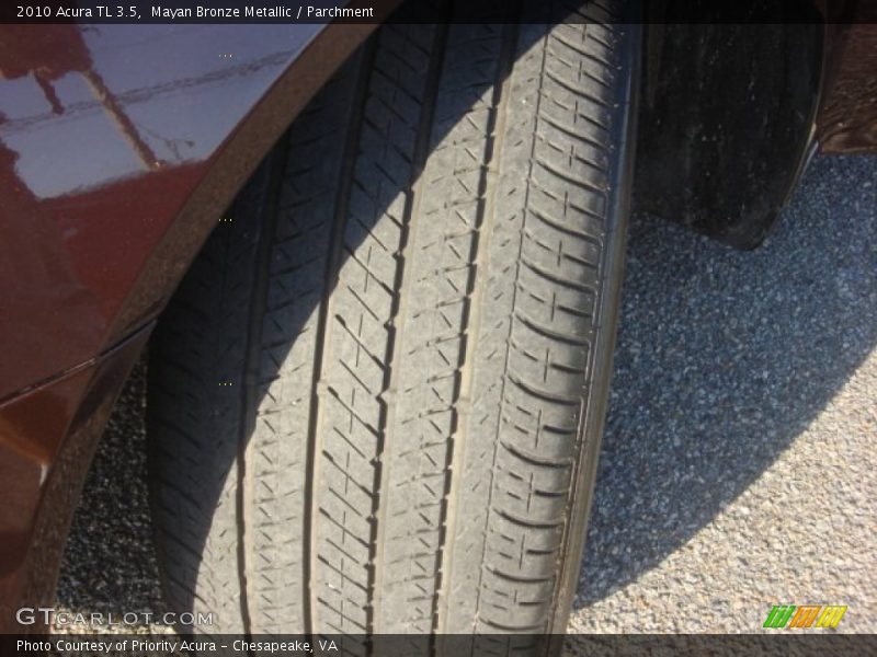 Mayan Bronze Metallic / Parchment 2010 Acura TL 3.5