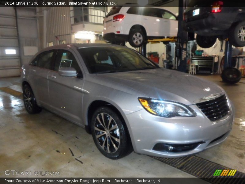 Billet Silver Metallic / Black 2014 Chrysler 200 Touring Sedan