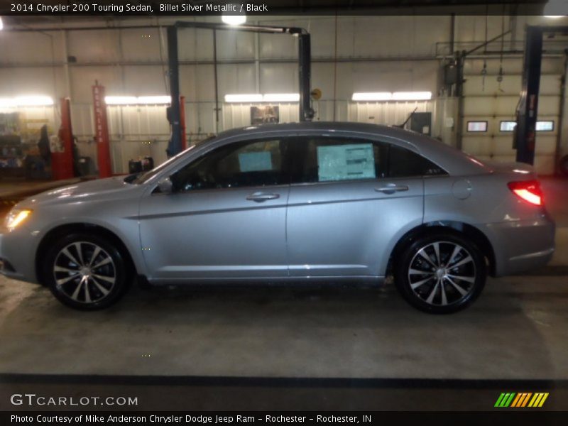 Billet Silver Metallic / Black 2014 Chrysler 200 Touring Sedan