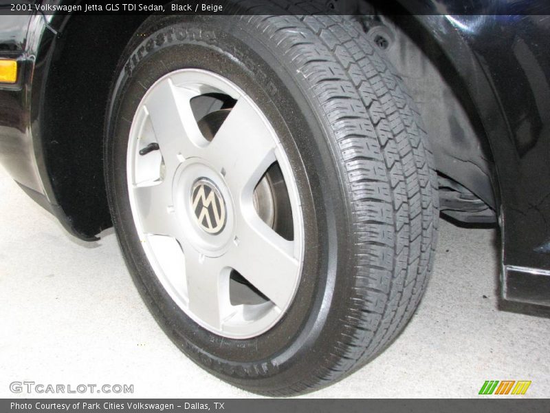 Black / Beige 2001 Volkswagen Jetta GLS TDI Sedan