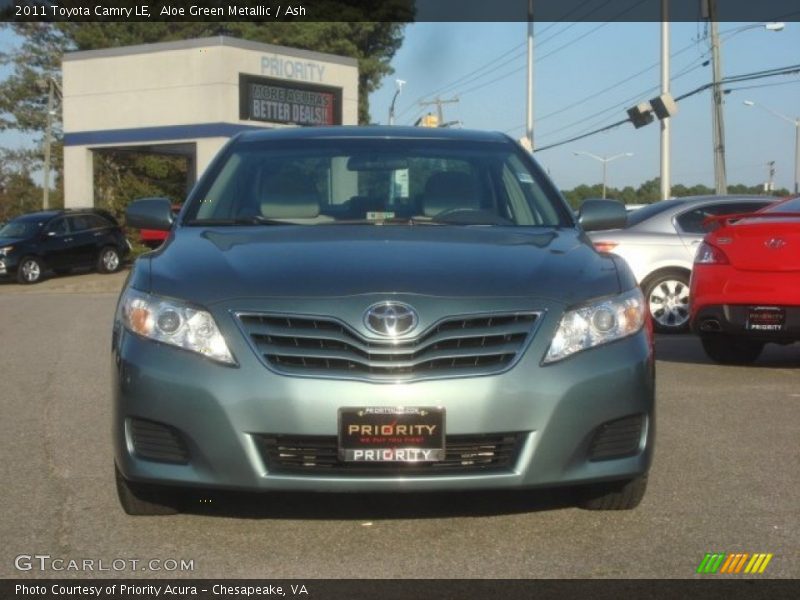 Aloe Green Metallic / Ash 2011 Toyota Camry LE