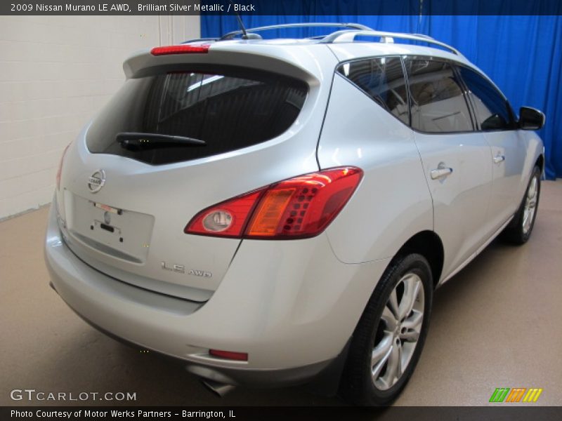 Brilliant Silver Metallic / Black 2009 Nissan Murano LE AWD
