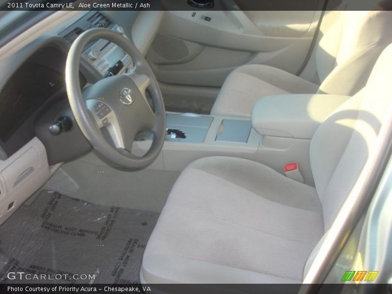 Aloe Green Metallic / Ash 2011 Toyota Camry LE