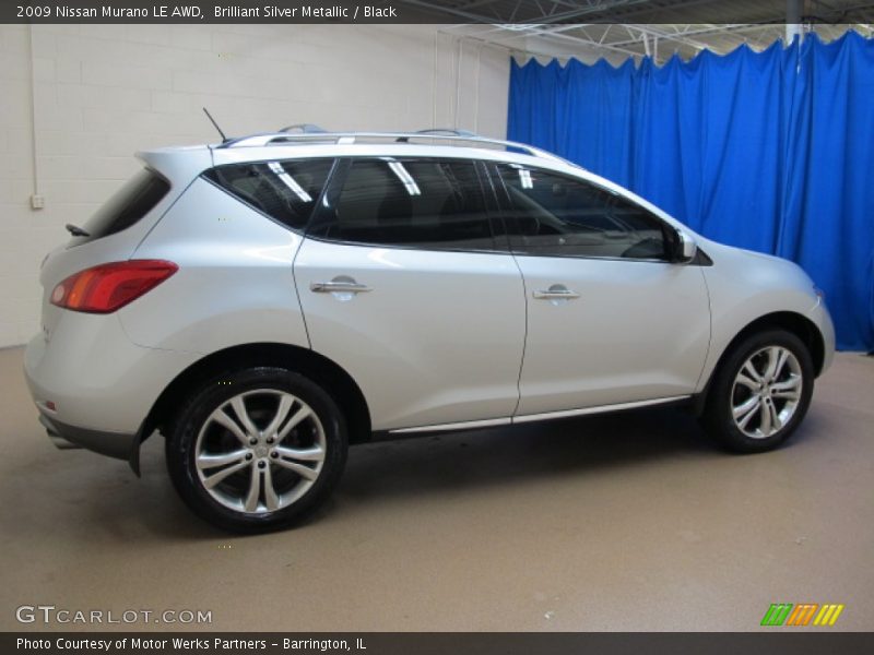 Brilliant Silver Metallic / Black 2009 Nissan Murano LE AWD