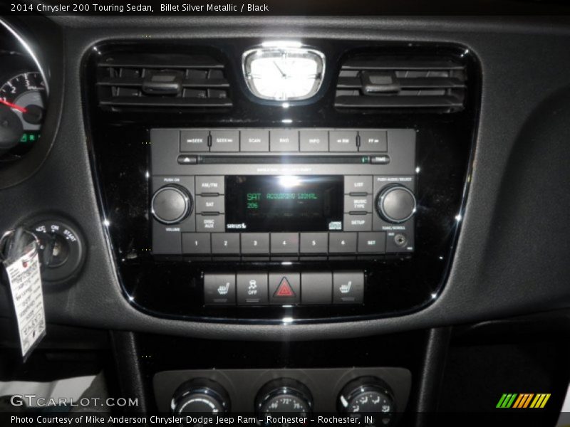 Billet Silver Metallic / Black 2014 Chrysler 200 Touring Sedan