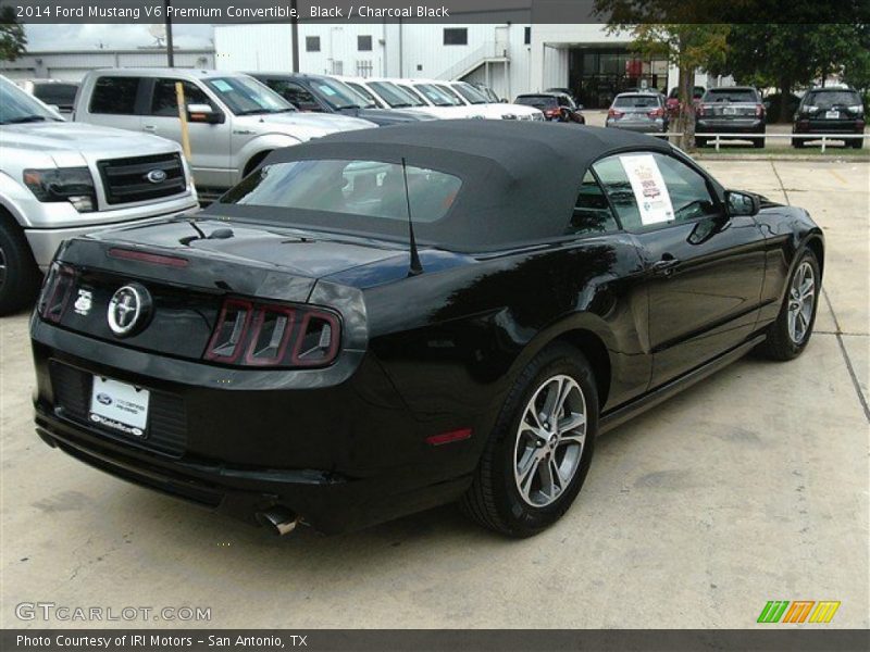 Black / Charcoal Black 2014 Ford Mustang V6 Premium Convertible