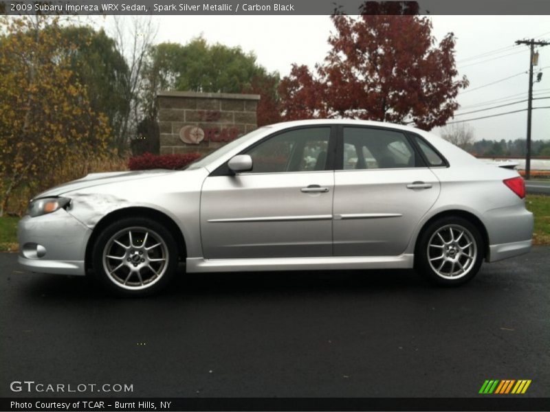 Spark Silver Metallic / Carbon Black 2009 Subaru Impreza WRX Sedan