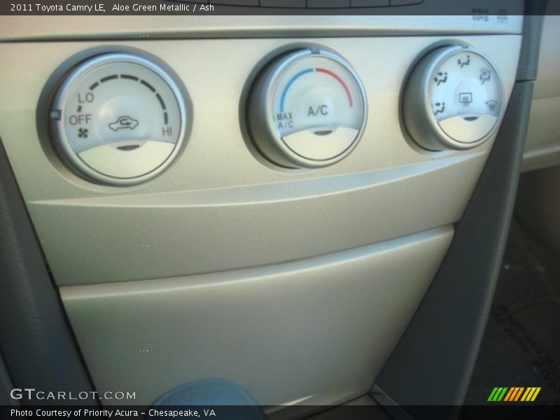 Aloe Green Metallic / Ash 2011 Toyota Camry LE
