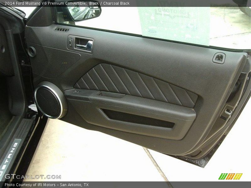 Black / Charcoal Black 2014 Ford Mustang V6 Premium Convertible