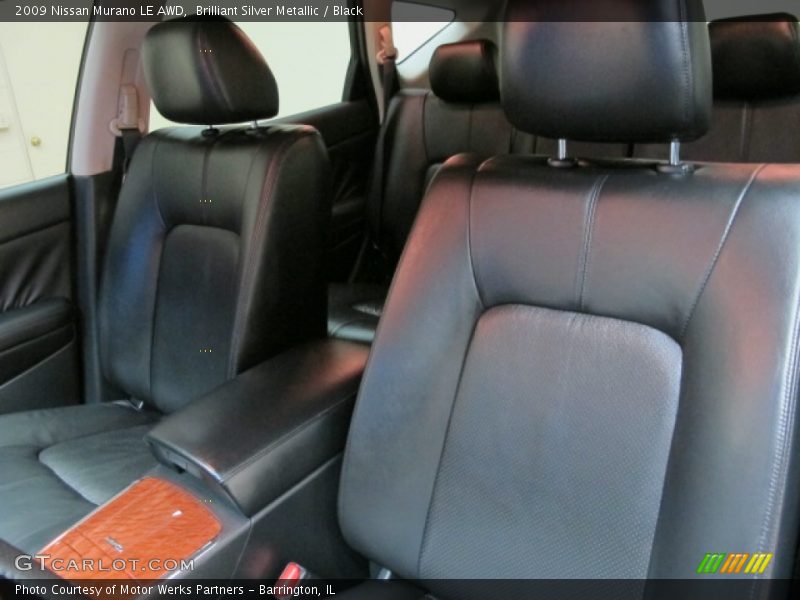 Brilliant Silver Metallic / Black 2009 Nissan Murano LE AWD
