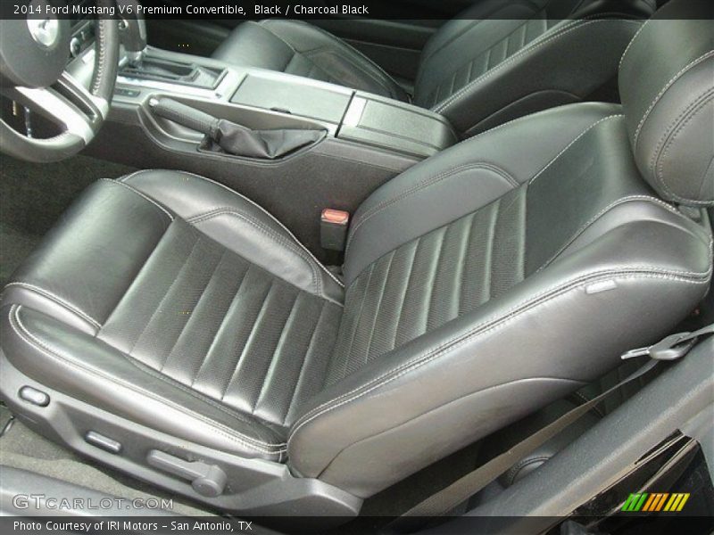 Black / Charcoal Black 2014 Ford Mustang V6 Premium Convertible