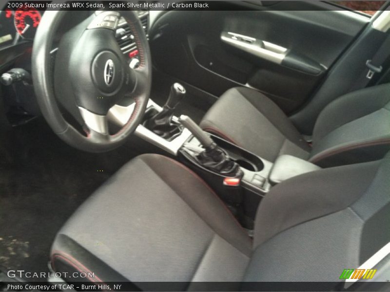 Spark Silver Metallic / Carbon Black 2009 Subaru Impreza WRX Sedan