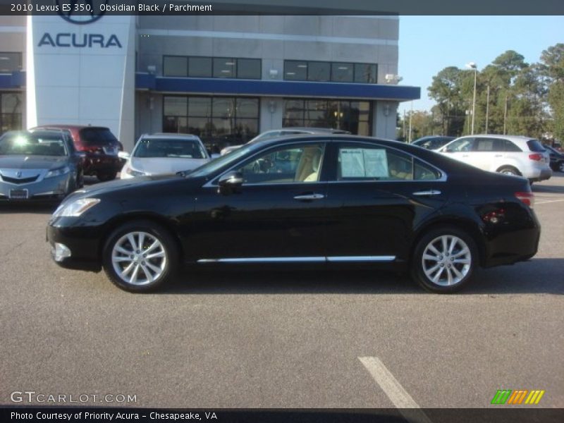 Obsidian Black / Parchment 2010 Lexus ES 350