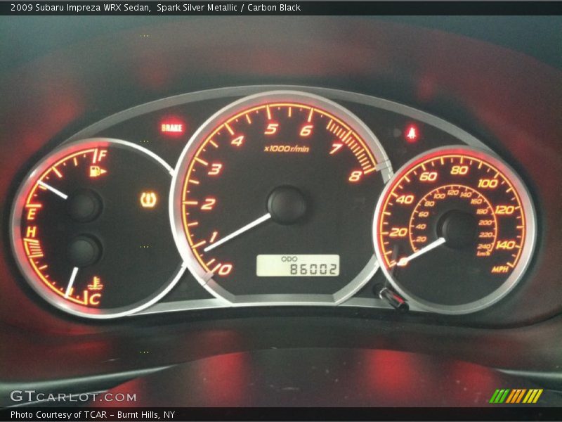 Spark Silver Metallic / Carbon Black 2009 Subaru Impreza WRX Sedan