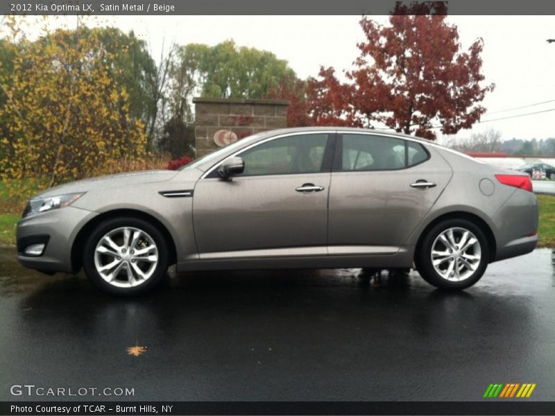 Satin Metal / Beige 2012 Kia Optima LX