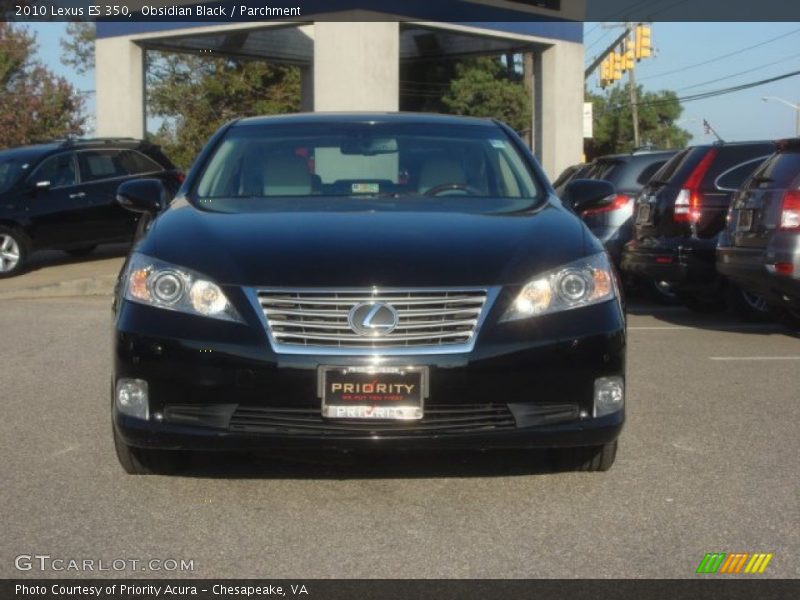 Obsidian Black / Parchment 2010 Lexus ES 350