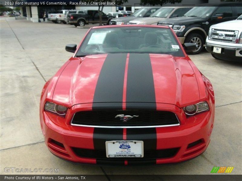 Race Red / Charcoal Black 2013 Ford Mustang V6 Convertible