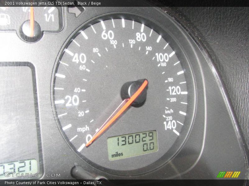 Black / Beige 2001 Volkswagen Jetta GLS TDI Sedan