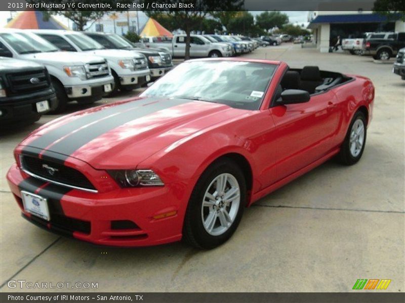 Race Red / Charcoal Black 2013 Ford Mustang V6 Convertible