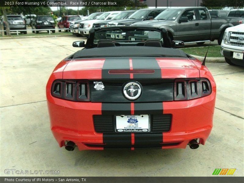 Race Red / Charcoal Black 2013 Ford Mustang V6 Convertible