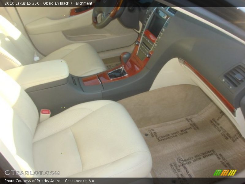 Obsidian Black / Parchment 2010 Lexus ES 350