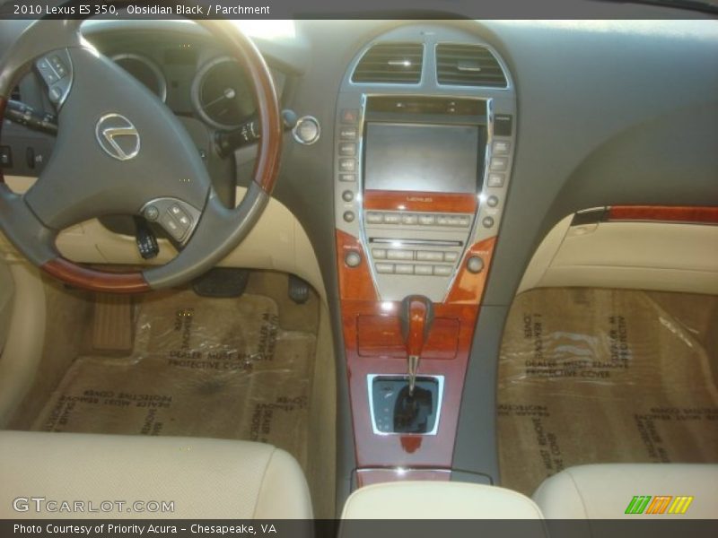 Obsidian Black / Parchment 2010 Lexus ES 350