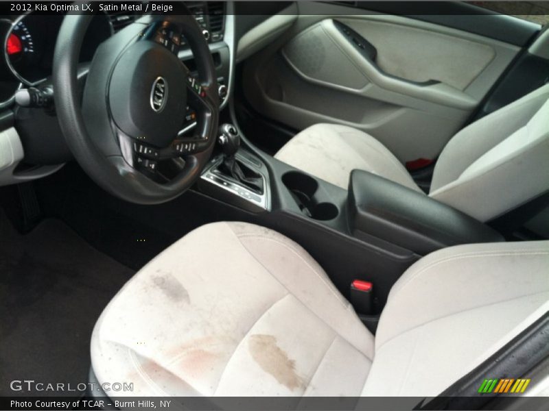 Satin Metal / Beige 2012 Kia Optima LX