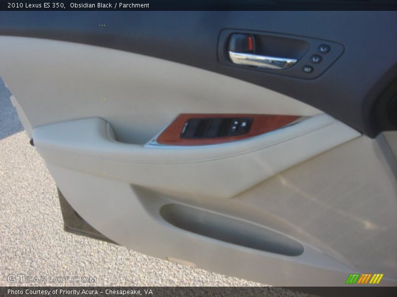 Obsidian Black / Parchment 2010 Lexus ES 350