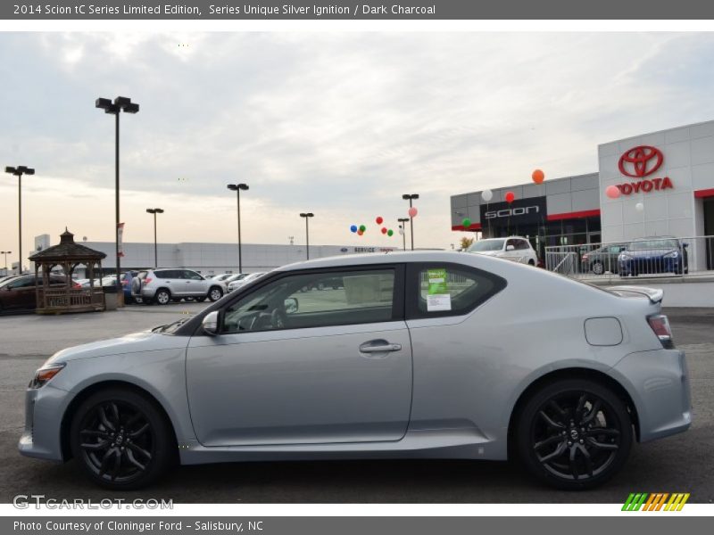 Series Unique Silver Ignition / Dark Charcoal 2014 Scion tC Series Limited Edition