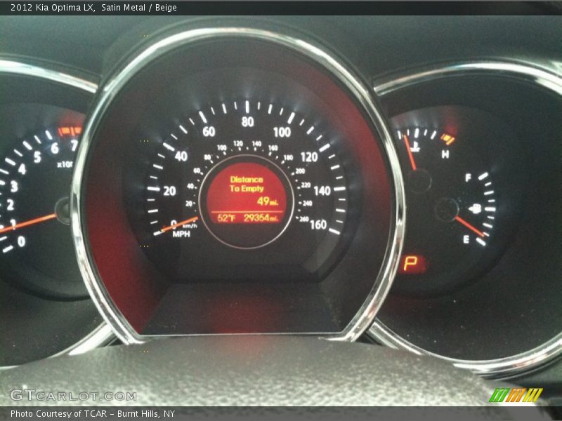 Satin Metal / Beige 2012 Kia Optima LX