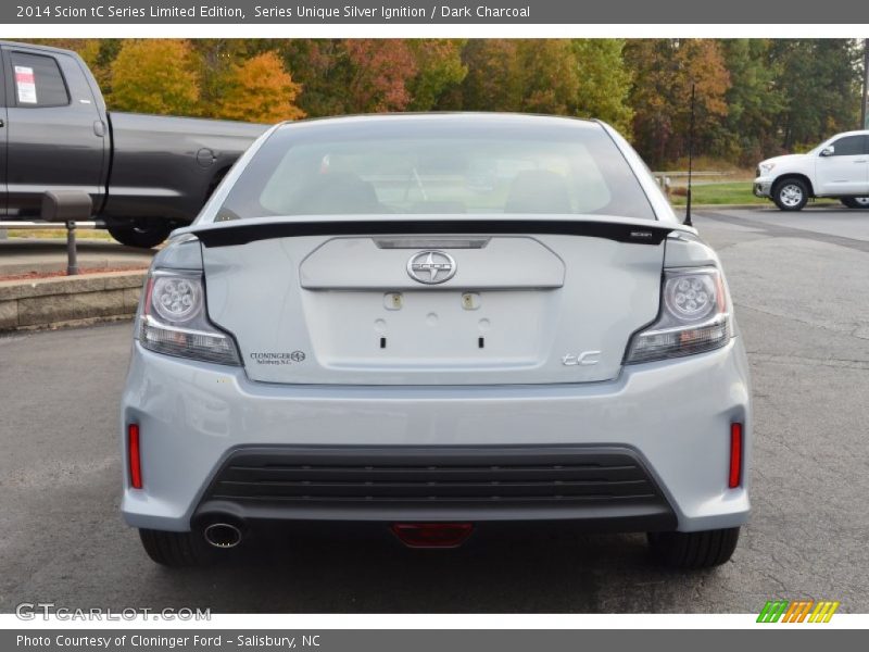 Series Unique Silver Ignition / Dark Charcoal 2014 Scion tC Series Limited Edition