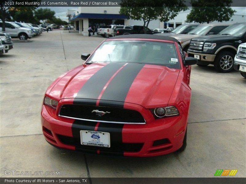 Race Red / Charcoal Black 2013 Ford Mustang V6 Convertible