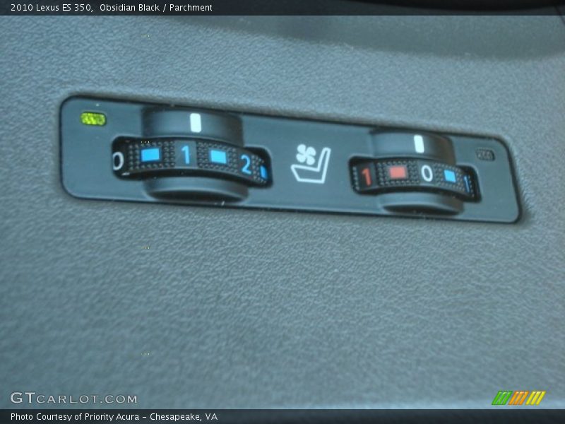 Obsidian Black / Parchment 2010 Lexus ES 350