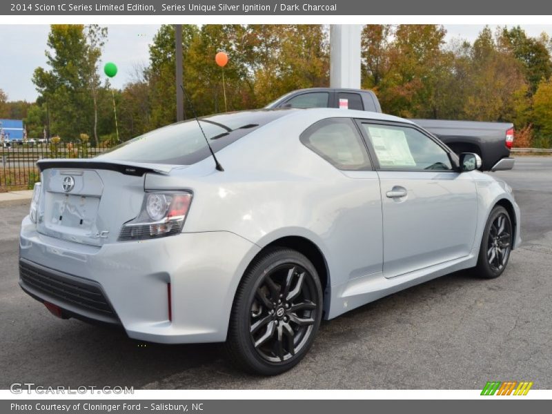 Series Unique Silver Ignition / Dark Charcoal 2014 Scion tC Series Limited Edition