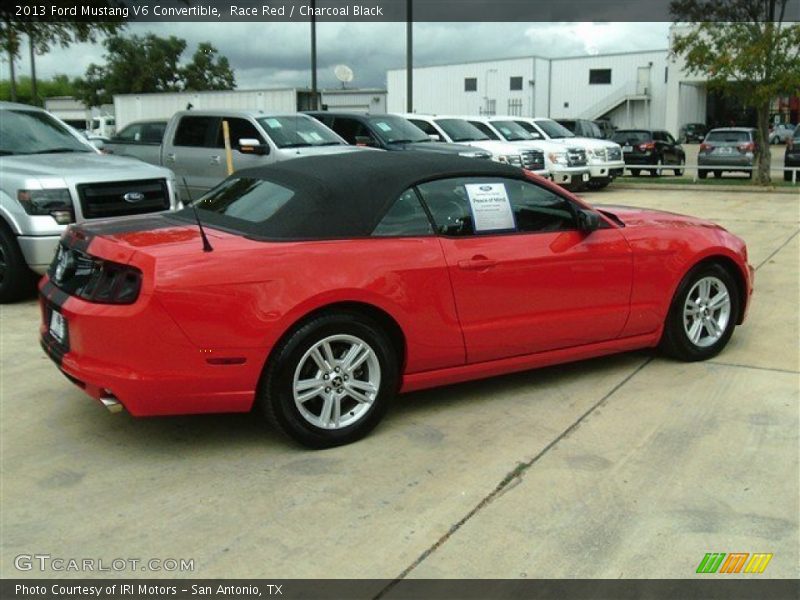 Race Red / Charcoal Black 2013 Ford Mustang V6 Convertible
