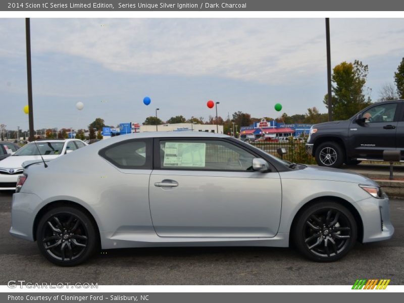 Series Unique Silver Ignition / Dark Charcoal 2014 Scion tC Series Limited Edition
