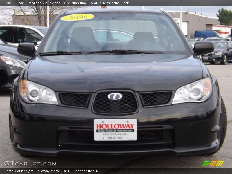 Obsidian Black Pearl / Anthracite Black 2006 Subaru Impreza 2.5i Sedan