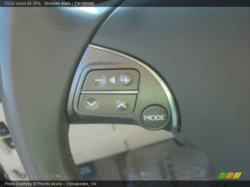 Obsidian Black / Parchment 2010 Lexus ES 350